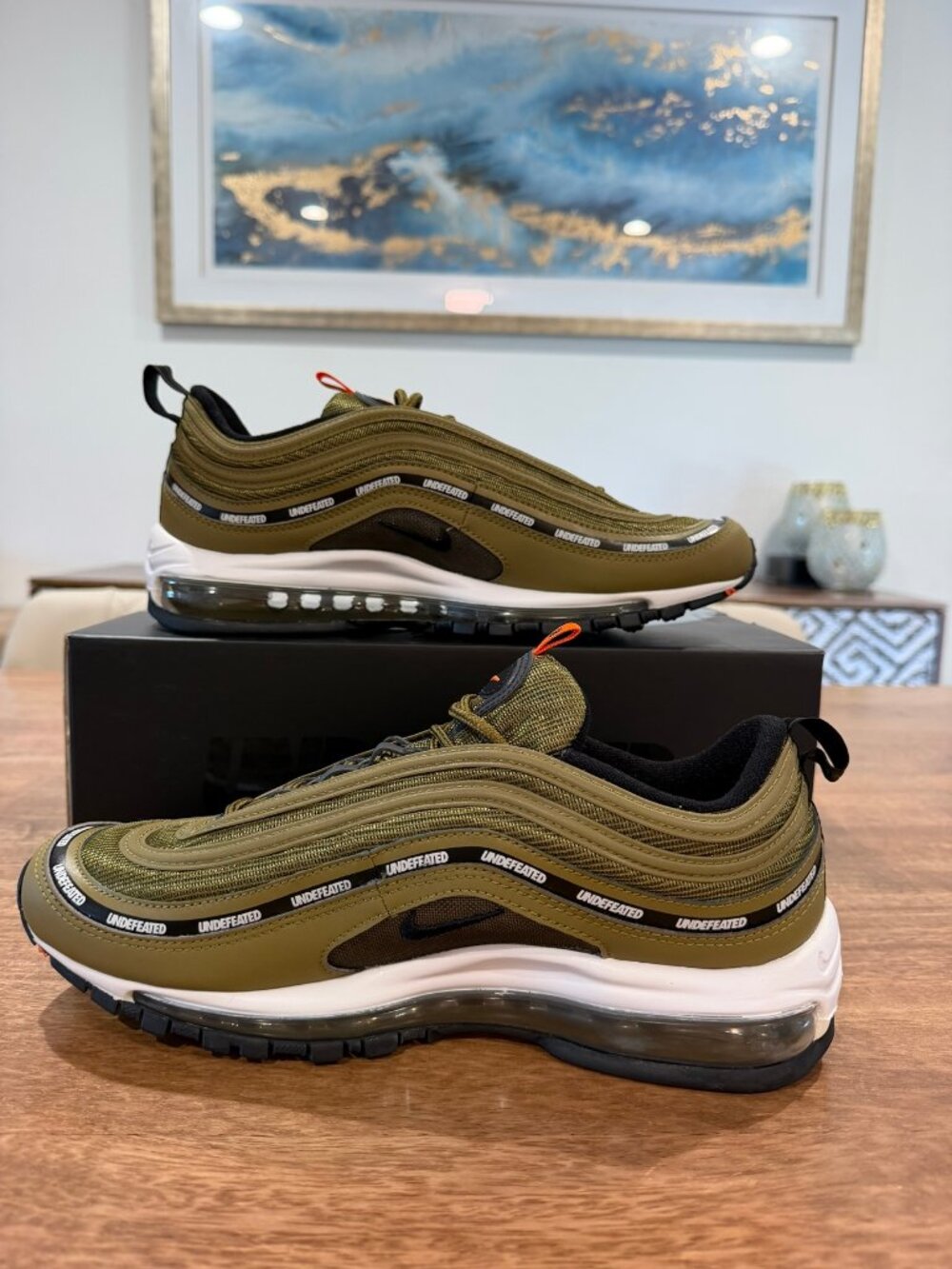 Nike Air Max 97 Undefeated Militia Green Size 10M/11.5W BNIB